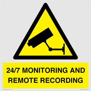 24/7 MONITORING AND REMOTE RECORDING